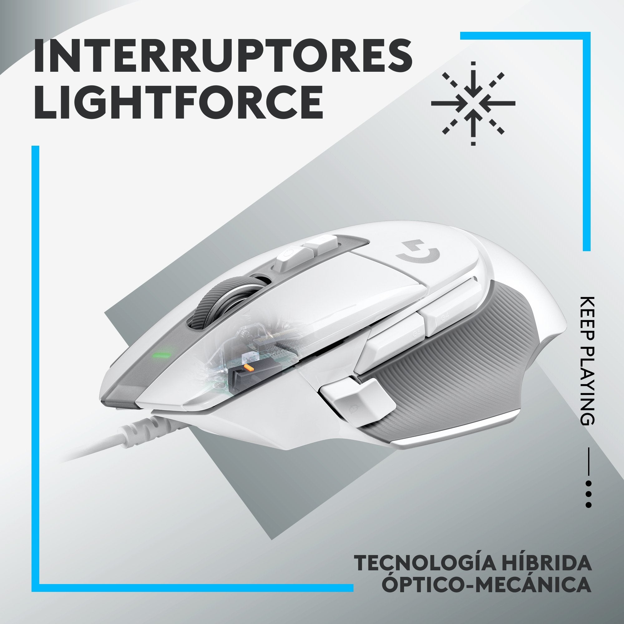 EAN 5099206096325 - Logitech G 910-006147 ratón Juego mano derecha USB tipo A Óptico 25600 DPI imagen 2