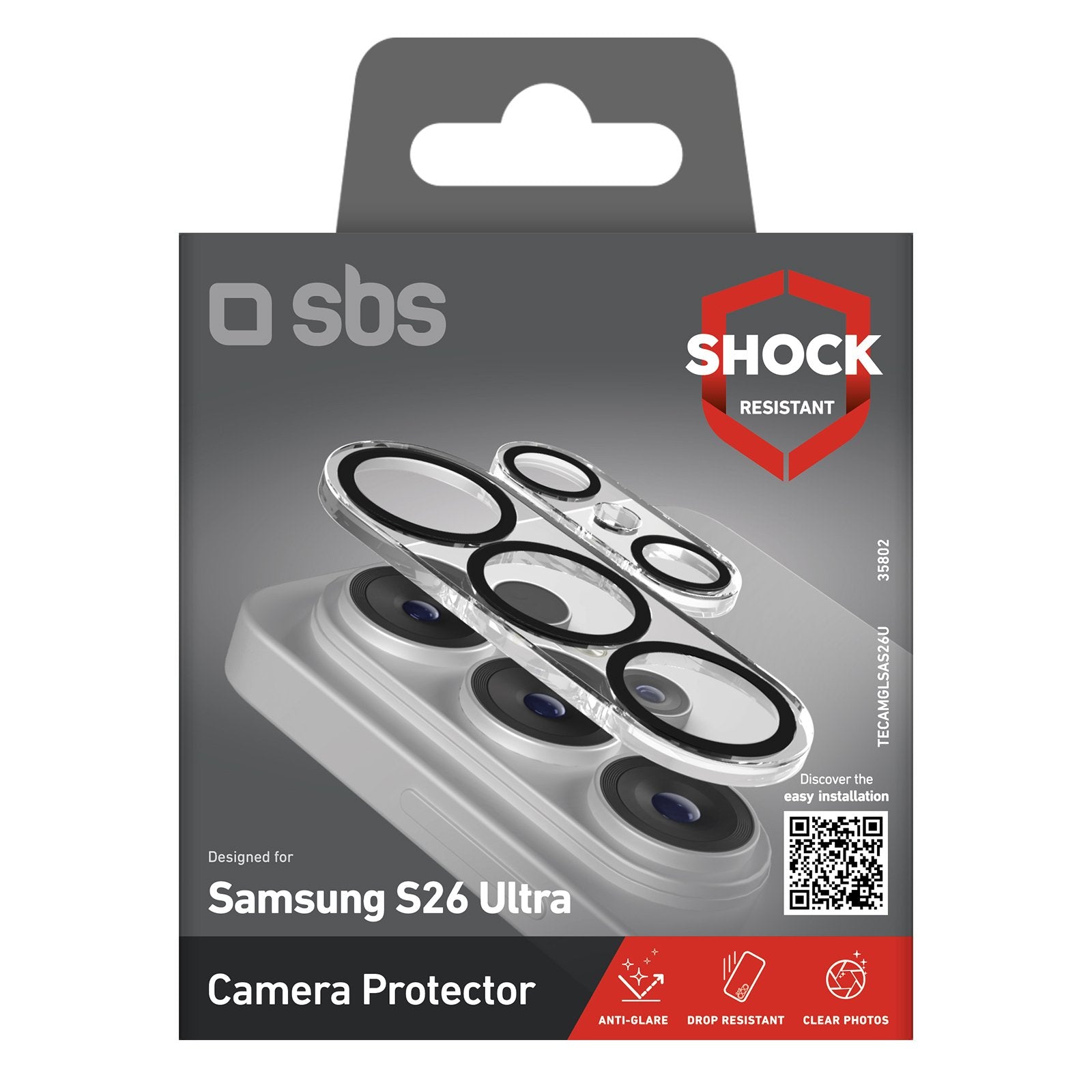 Sbs Glas Sp Kameralinse Galaxy S26 Ultra