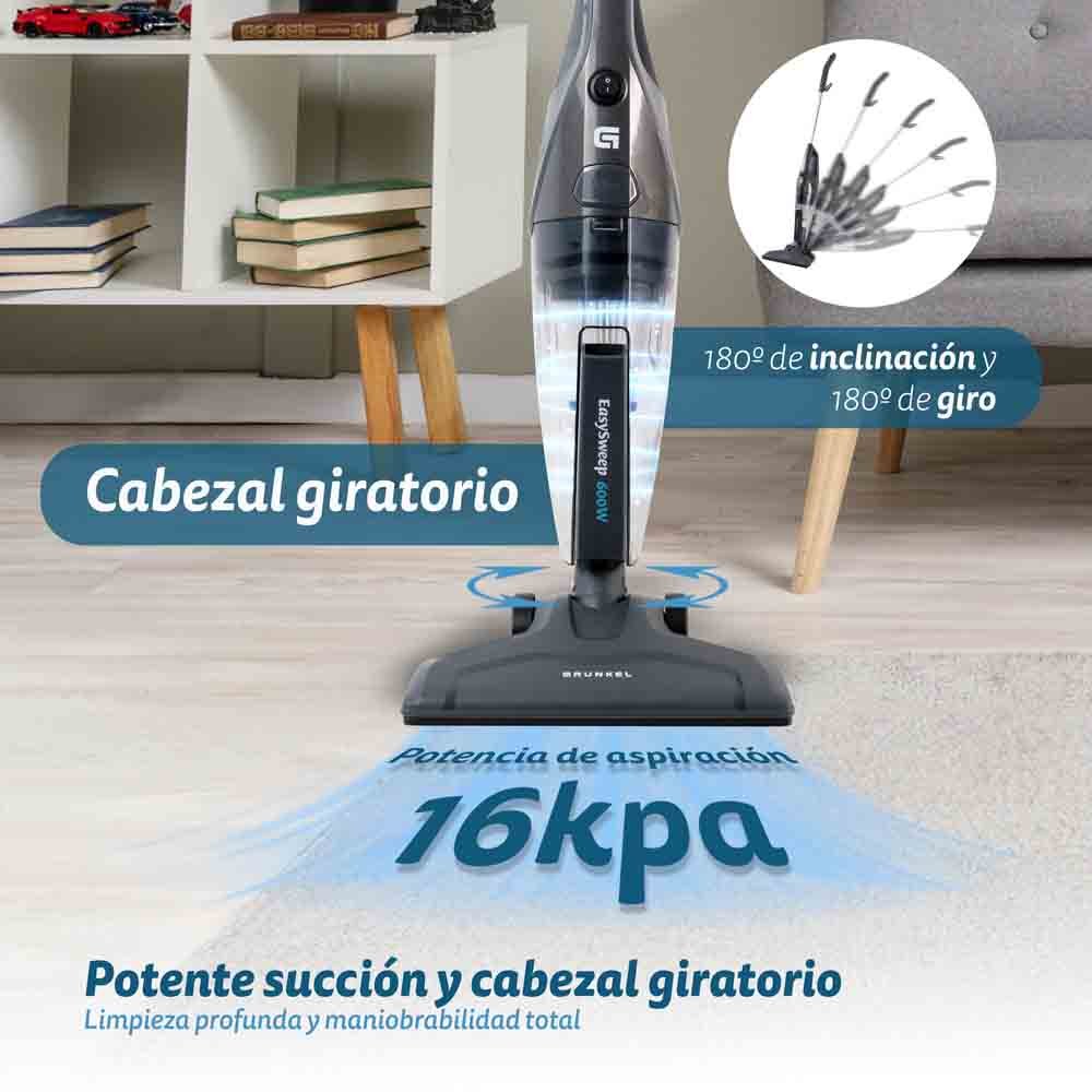 EAN 8426156018355 - Grunkel ASP-EASY aspiradora de pie y escoba eléctrica Aspiradora escoba Corriente alterna Secar HEPA Sin  imagen 4