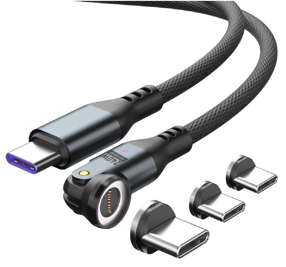 EAN 4252011910724 - 4smarts 541237 cable USB 1,8 m USB C Negro, Gris imagen 1
