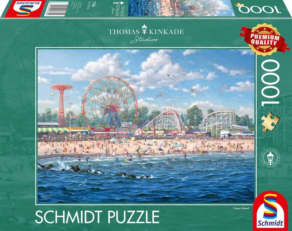 Puzzle Schmidt Spiele Thomas Kinkade Mudios: Puzzle Coney Island 57365