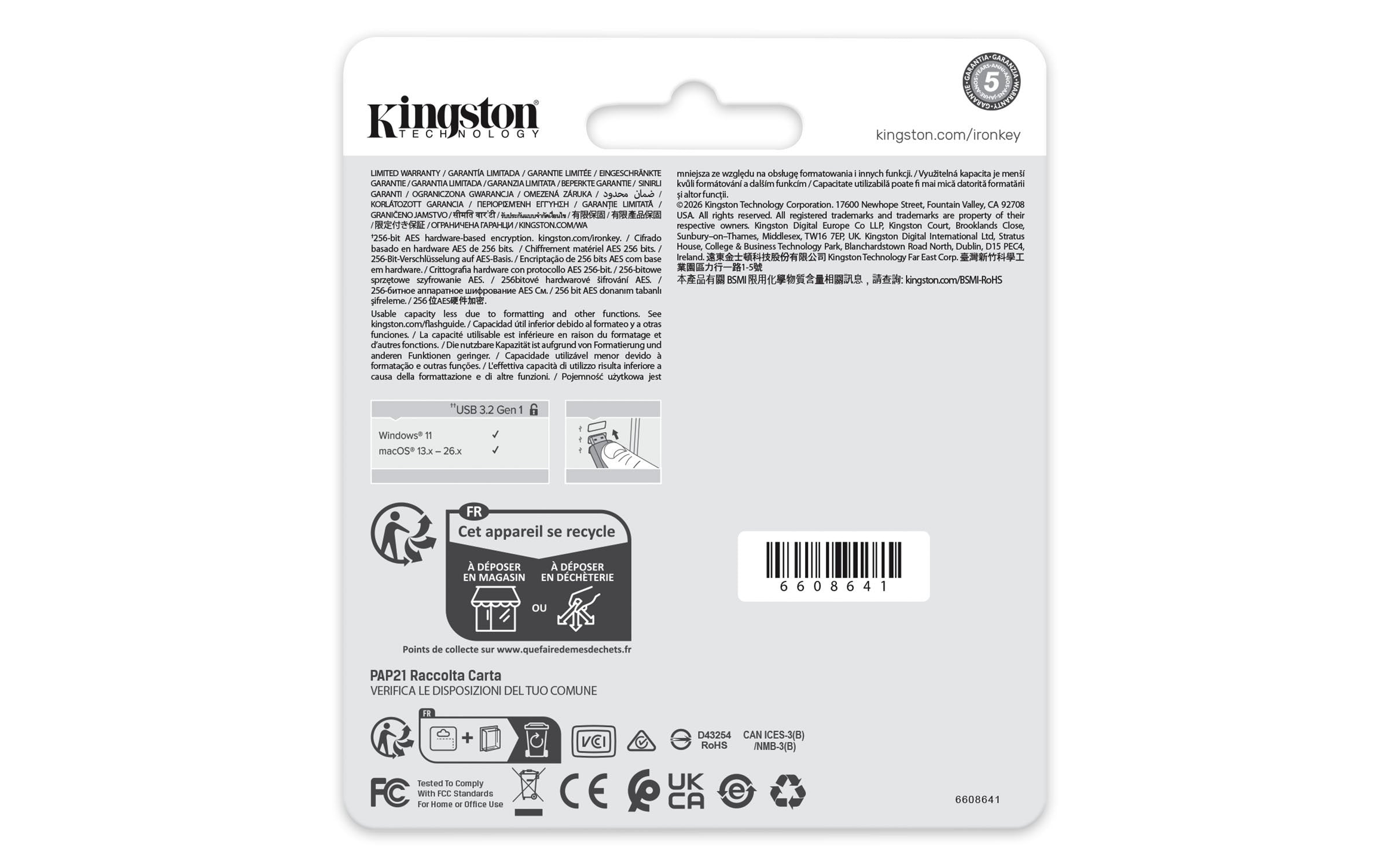 Memory Drive Flash Usb3.2/64gb Iklp50g2/64gb Kingston
