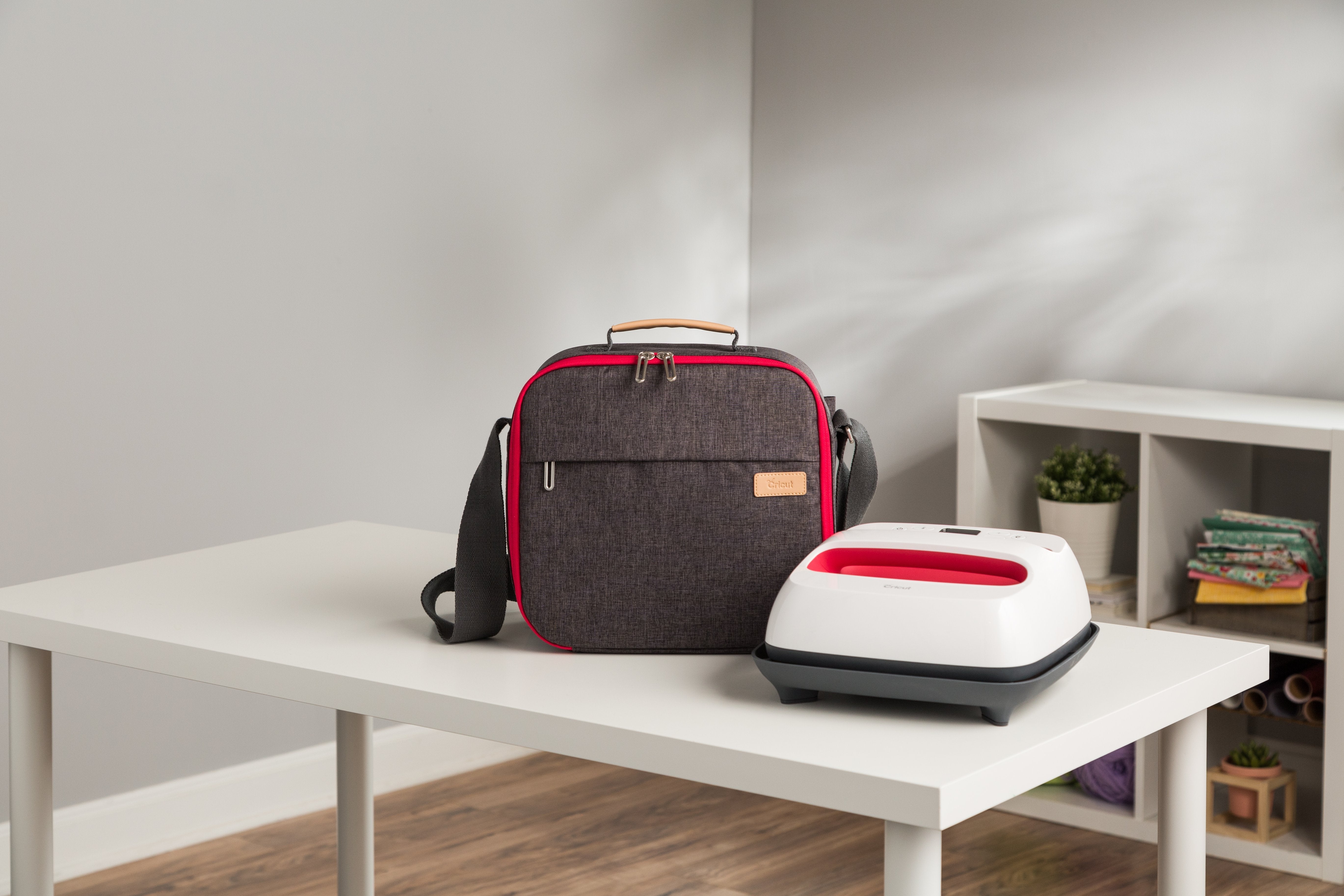 Cricut 2006218 Bolso Y Bandolera Gris, Rosa