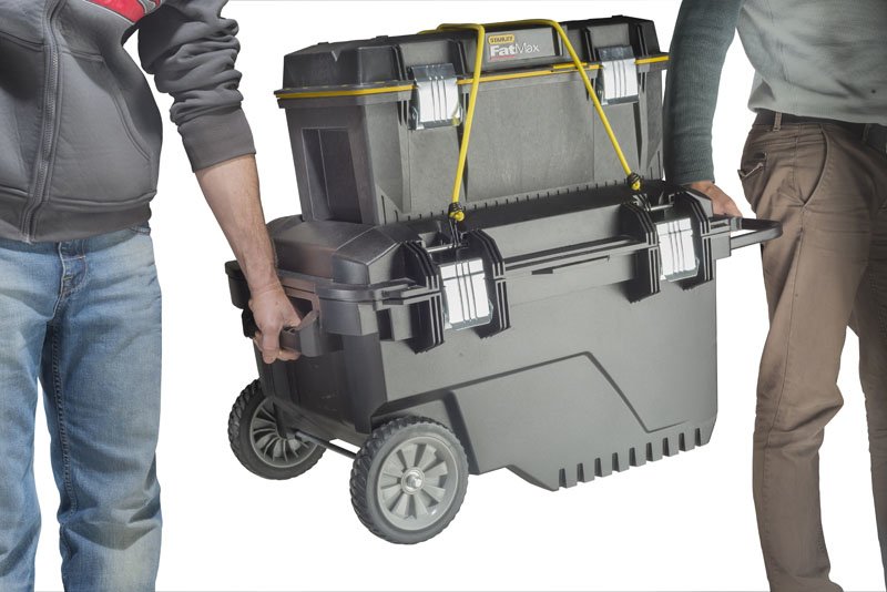 Stanley Montagebox 90l Mit Rollen
