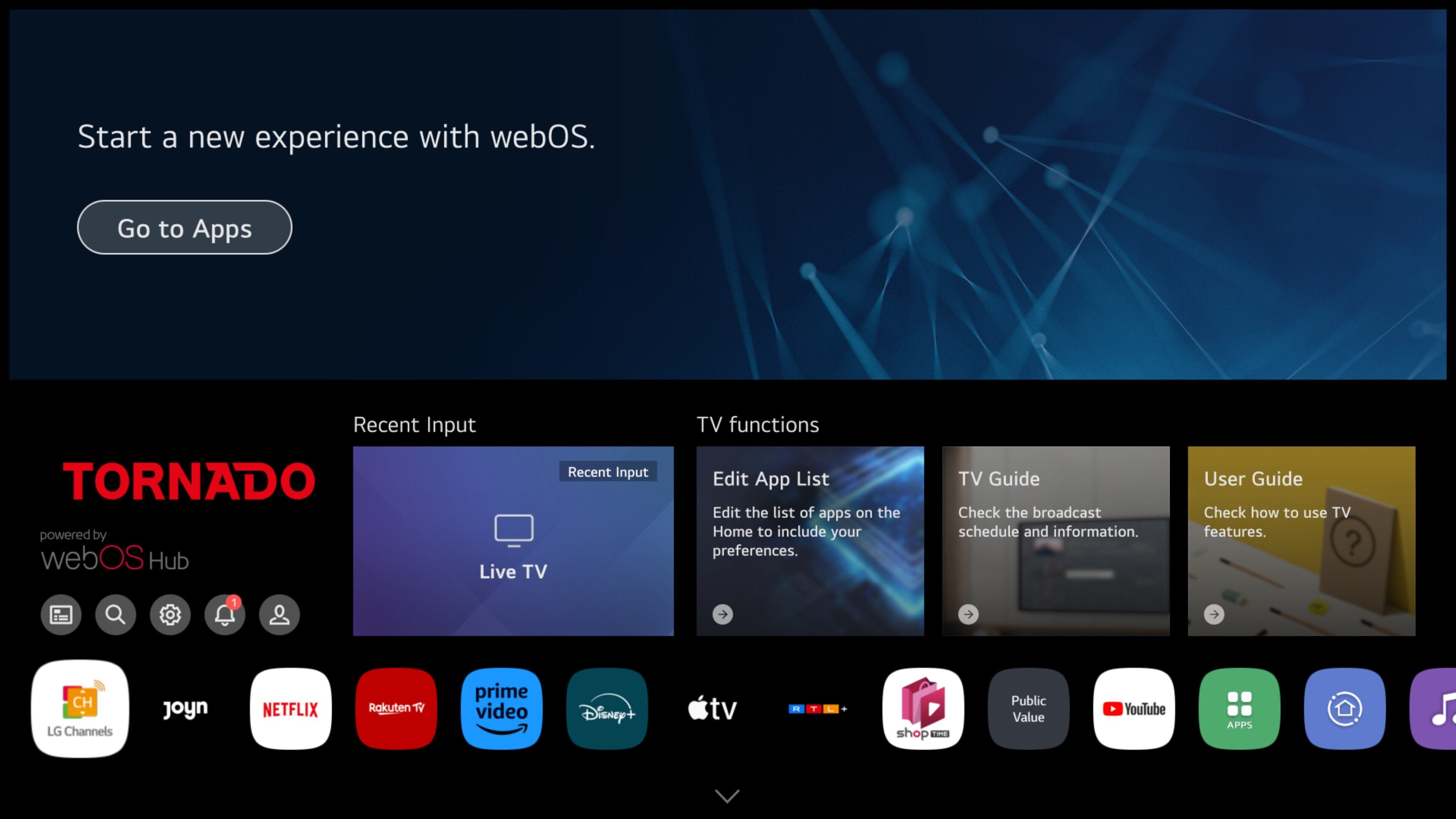 127,0cm 50" Tornado 50us4301x Flat Uhd 4k Smart Tv