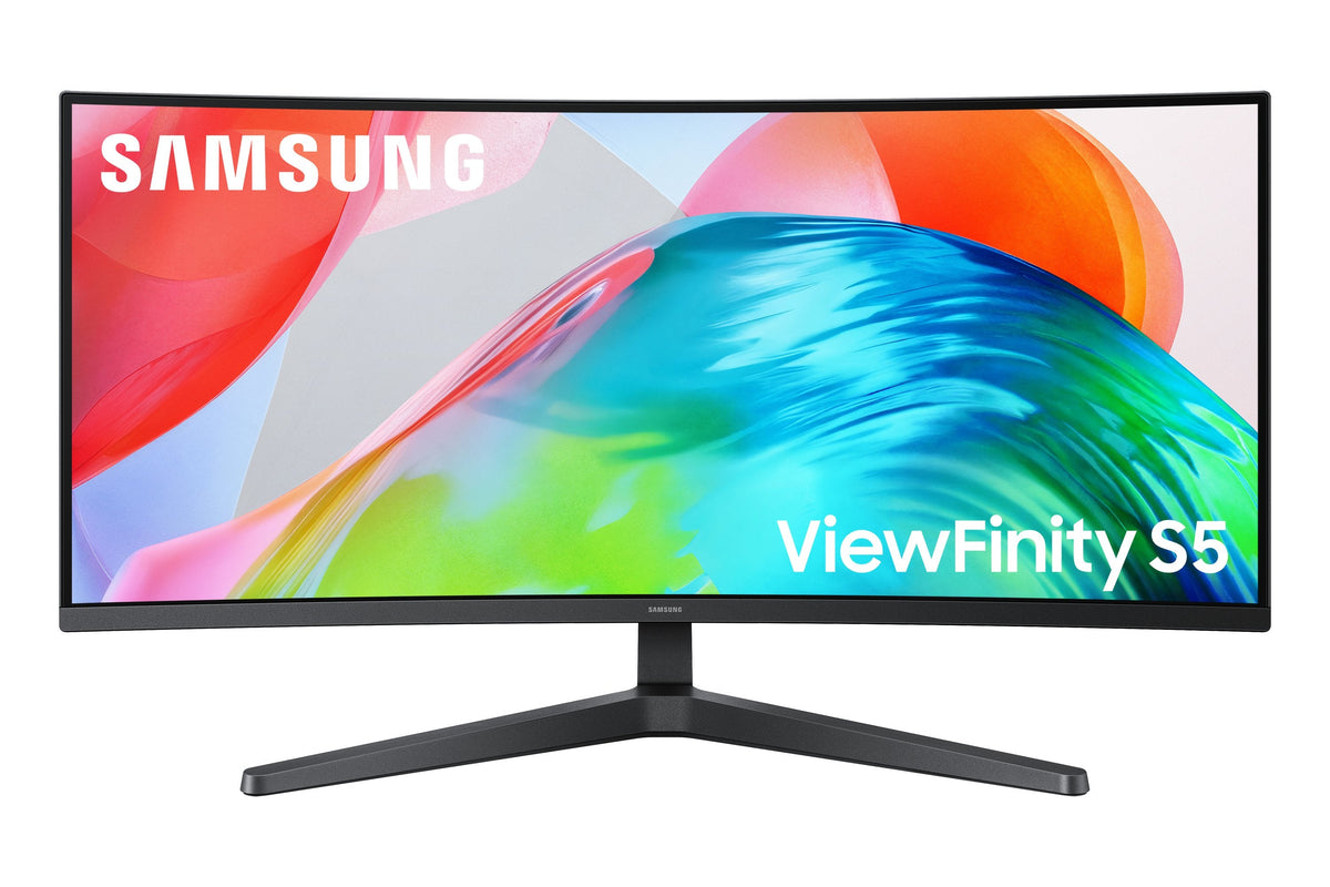 Monitor Profesional Ultraparonámico Curvo Samsung 34"  Viewfinity S S34h550gau 34' Uwqhd Negro