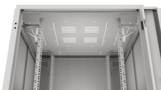 Armario De Red-Pro 18he H896 X B600 X T800mm, Ral 7035