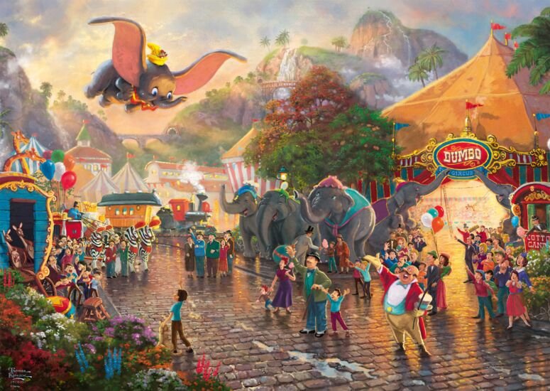 Puzzle Schmidt Games Thomas Kinkade Studios: Disney - Dumbo 59939
