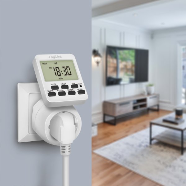 Logilink Temporizador Digital Con Pantalla Giratoria