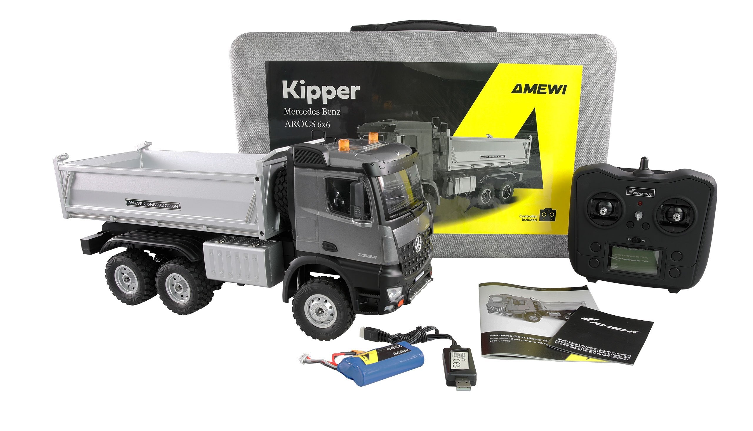 EAN 4262408976431 - Amewi 22685 modelo controlado por radio Camión basculante Motor eléctrico 1:14 imagen 2