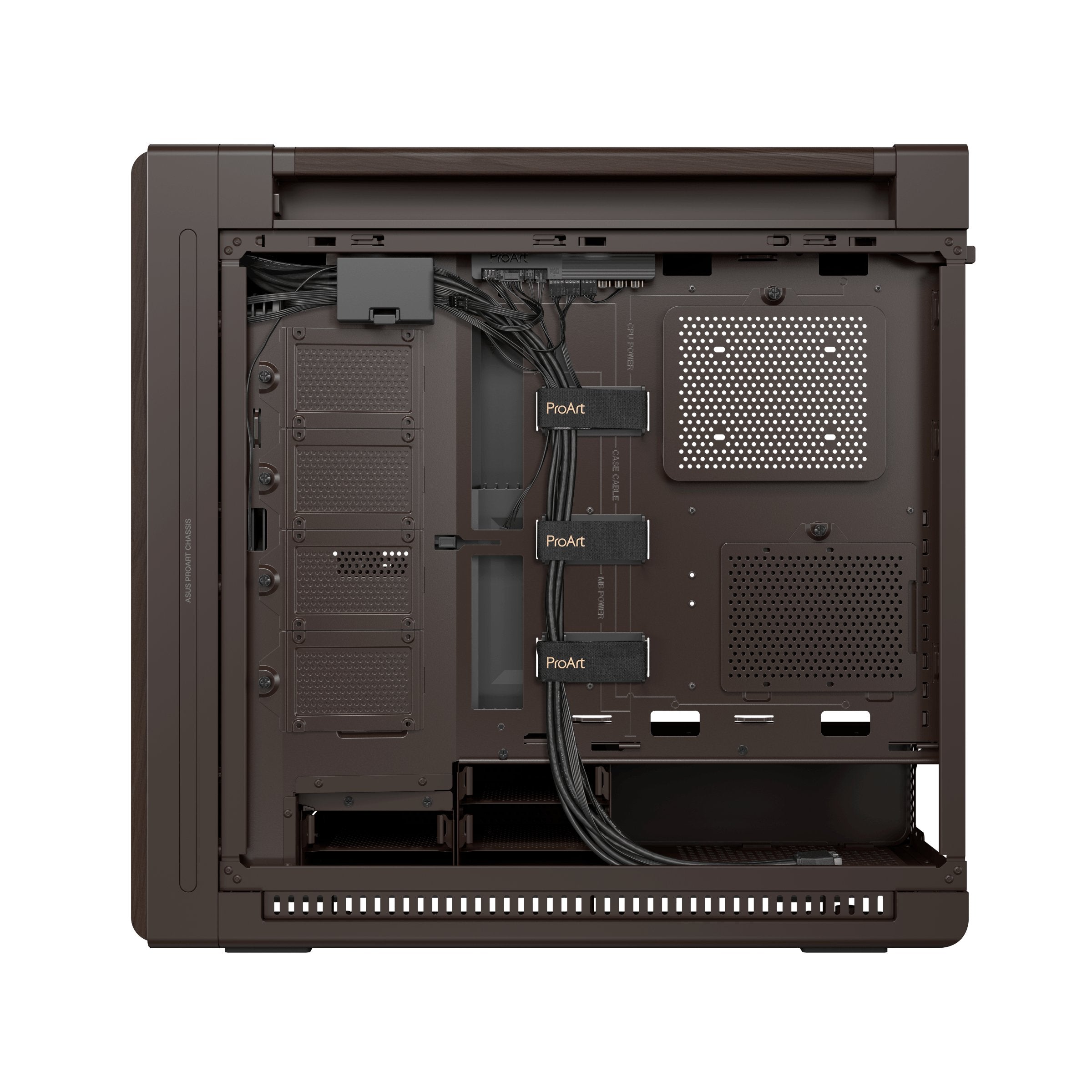EAN 4711636014328 - ASUS ProArt PA602 Wood Edition Retro Brown - Tempered Glass Panel Midi Tower Marrón imagen 17