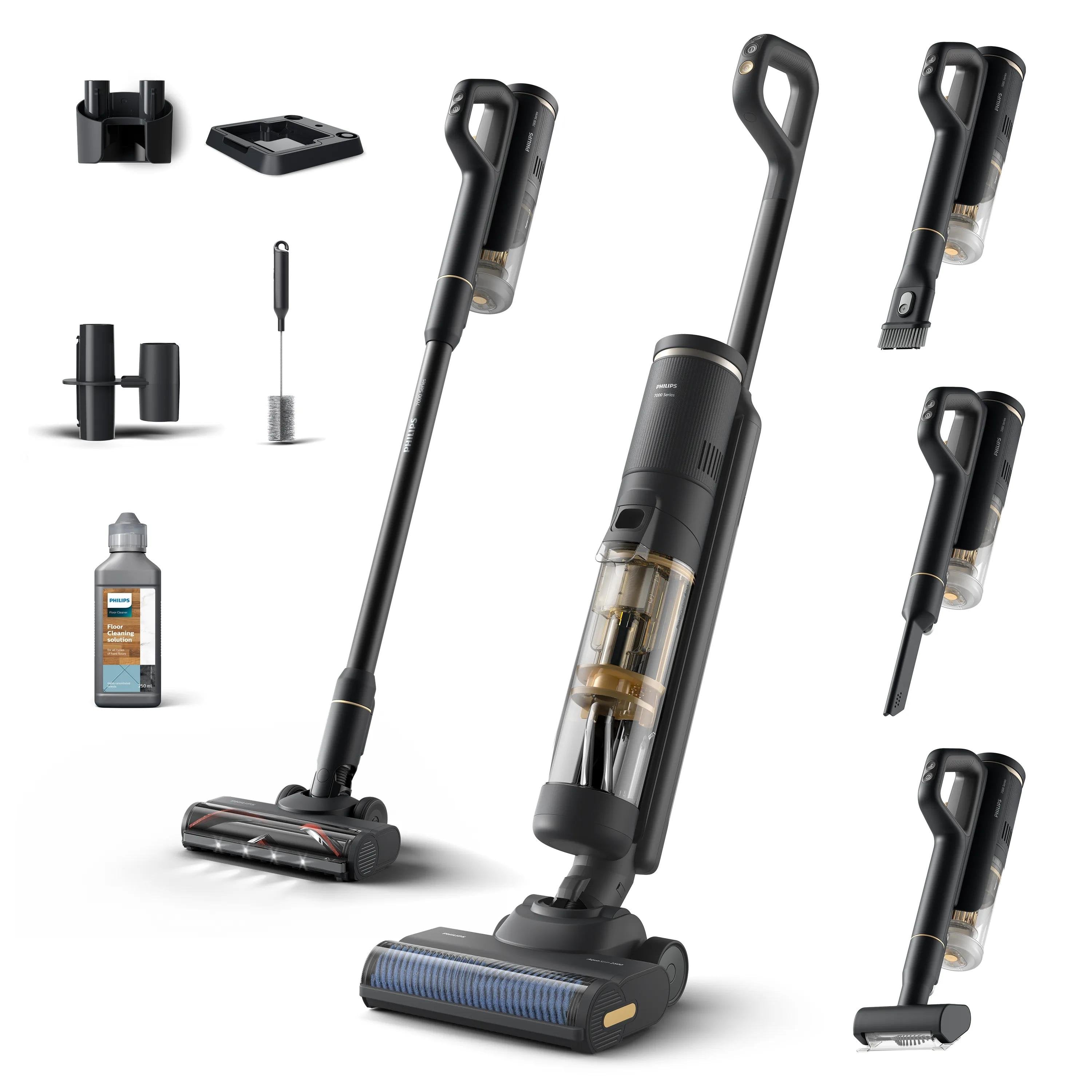 Vacuum Cleaner Philips Xw7264/11 Dry&Wet 3-In-1 Stick Vacuum Black Bagless Battery  4.5 Kg Xw7264/11