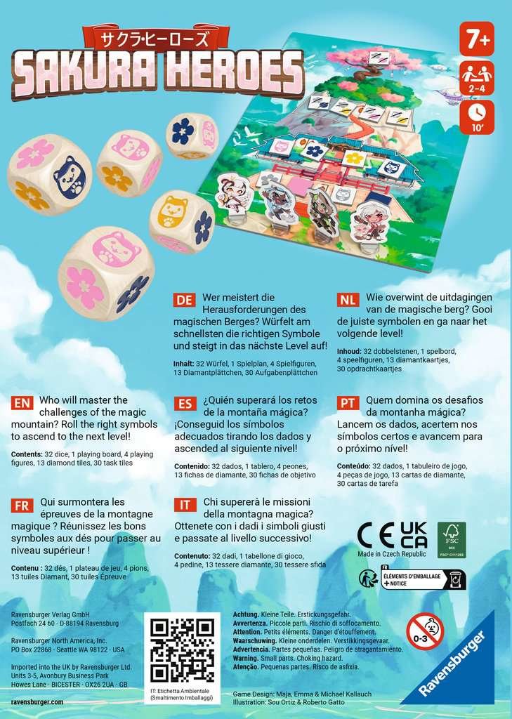 Ravensburger Sakura Heroes - Version Aleman -20957