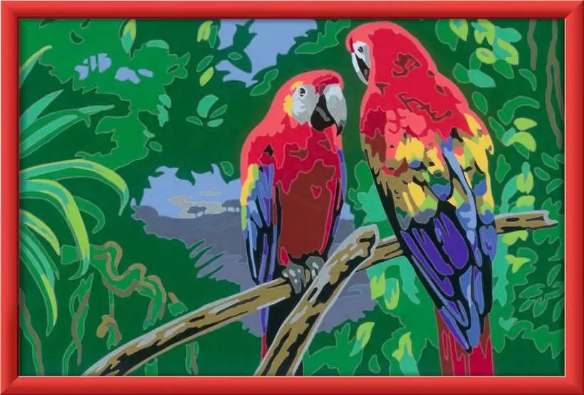 Pintura De Ravensburger Para Números - Partidos Coloridos 23770