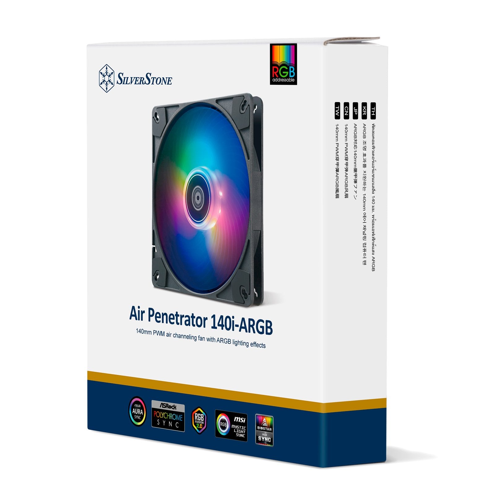 EAN 4710679811390 - Silverstone Air Penetrator 120i PRO Carcasa del ordenador Refrigerador de aire 14 cm Negro 1 pieza(s) imagen 14