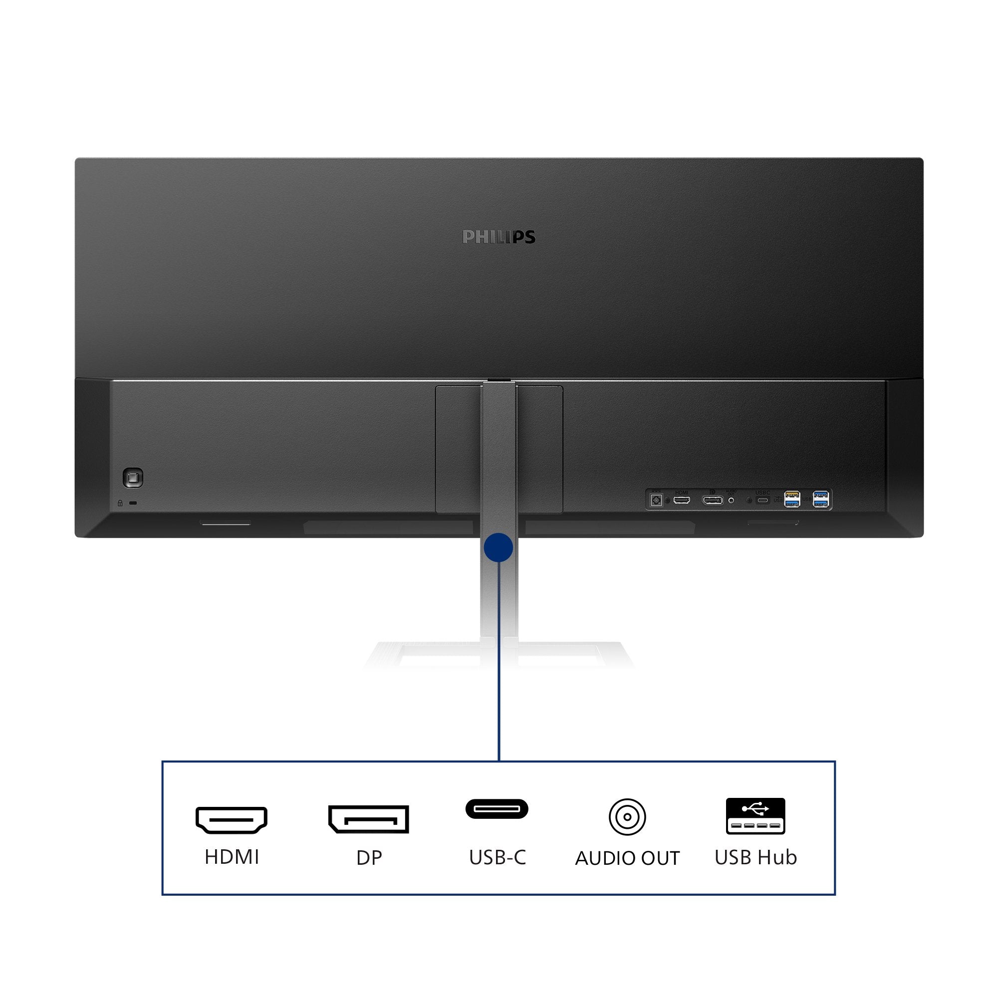 EAN 8721038003352 - Philips E Line 346E2LAE/23 pantalla para PC 86,4 cm (34") 3440 x 1440 Pixeles Wide Quad HD LCD Negro imagen 4