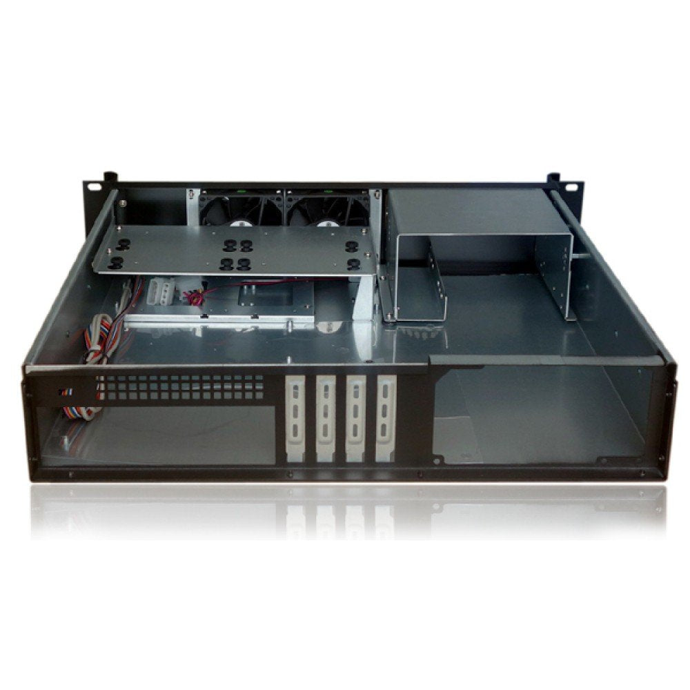 EAN 8051128101980 - Techly I-CASE IPC-240L carcasa de ordenador Estante Negro imagen 3