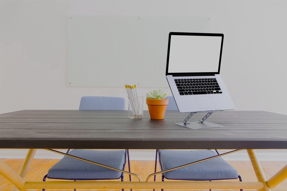 Soporte Gembird Foldable Portátil Riser Stand Spacegrey
