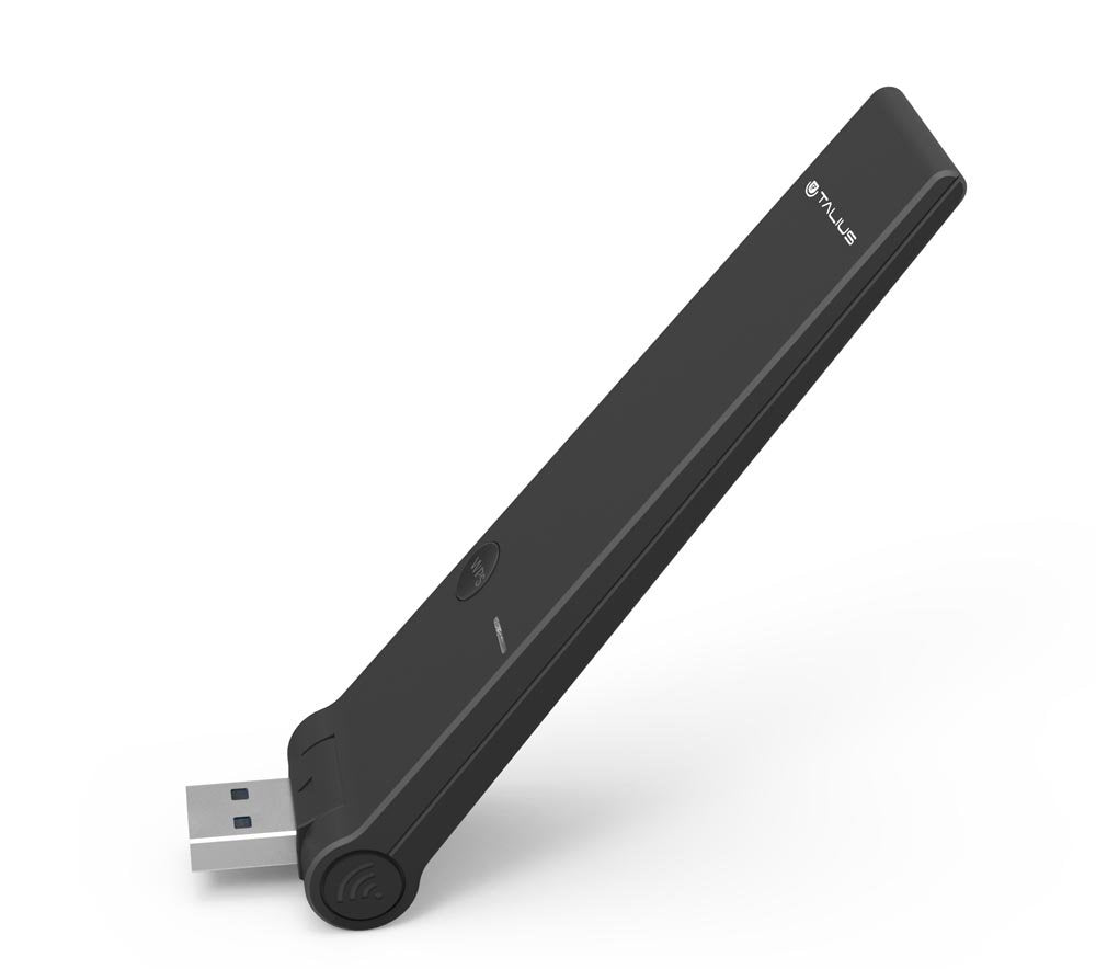 Talius Tarjeta De Red Usb 3.0 Wireless 1300mbps Dual Band Dock Usb Incluido Negro