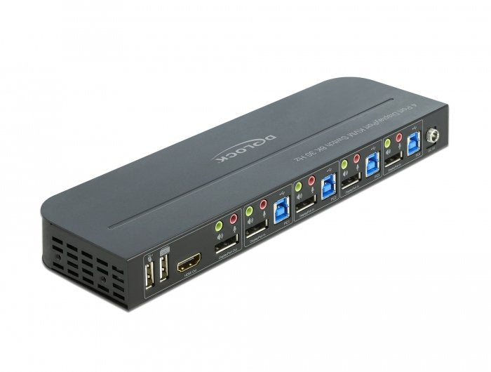 Delock Displayport 1.4 Kvm Switch 8k 30 Hz Con Usb 3.0 Y Audio