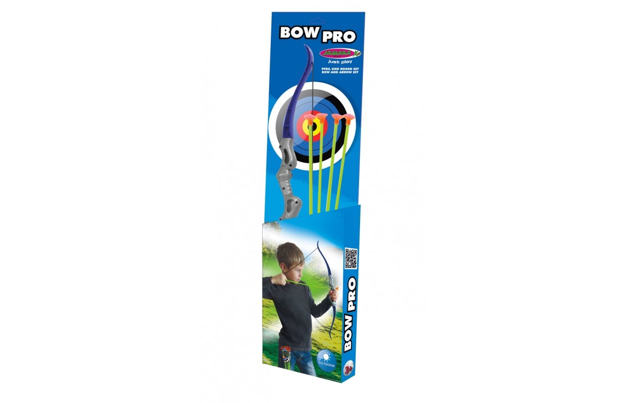 Jamara Pfeil & Bogenset Bow Pro Köcher+4pfeile+1bogen
