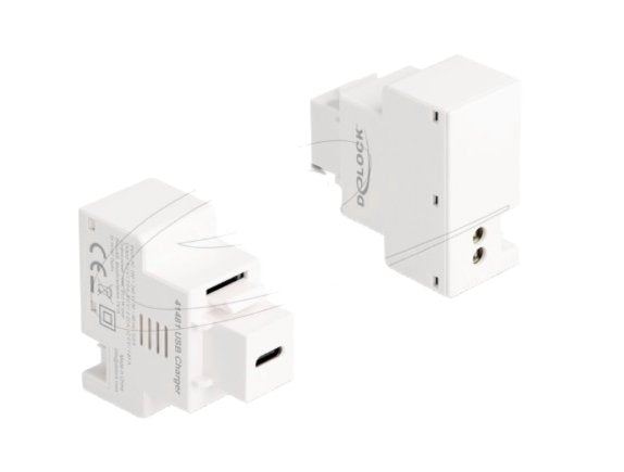 Keystone Modul Mit Usb Type-C Ladebuchse Pd 20 W Weiss