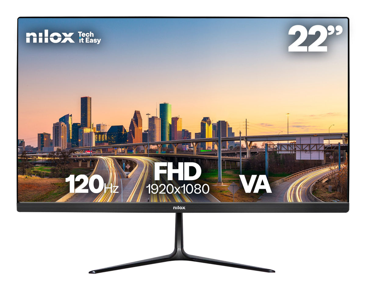 EAN 8431775035898 - Nilox NXM22FHD1201 pantalla para PC 54,6 cm (21.5") 1920 x 1080 Pixeles Full HD LED Negro imagen 1
