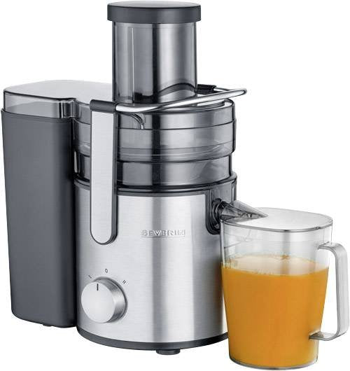 Severin Licuadora Con Recipiente, Tubo De Llenado Xxl 2 Velocidades, 1,1 L Zumo Y 2,5 L Pulpa, 800w, Negro