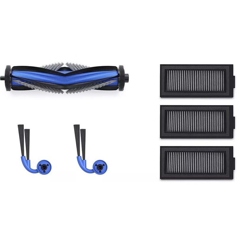 Ecovacs Dkt060223 Deebot X11 Kit De Servicio Filtro Antibacterial X3 Cepillo Lateral Antienredos X2 Cepillo Principal Antienredos X1