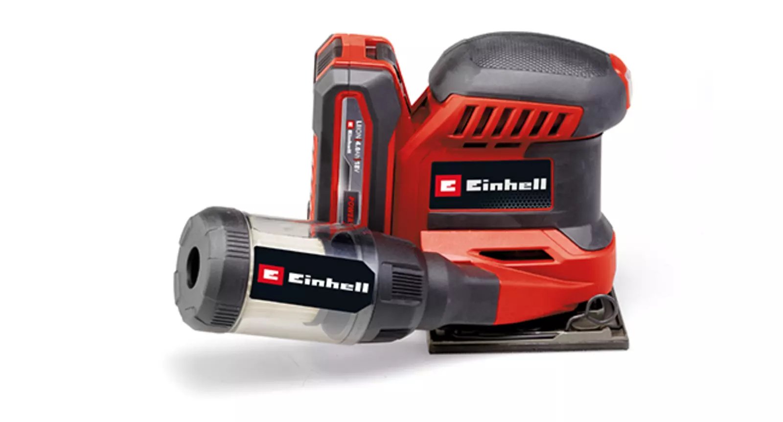 Lijadora Einhell Orbital Te-Os 18/113 3x Li-Solo, 4460730 Rojo/Negro