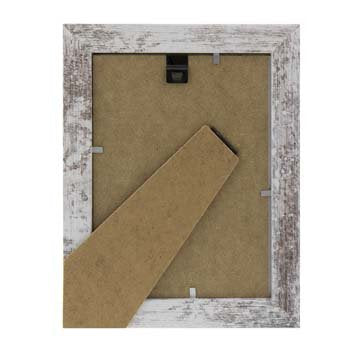 Marco De Madera Zep Nelson 6 Blanco/Marron 20x30 V21236