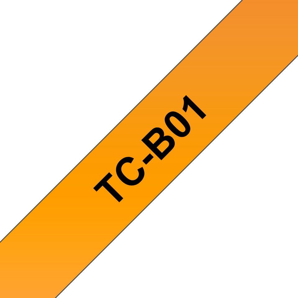 Brother Tcb01 - 12 Mm X 6.7 M - Negro A Fluoreszierendem