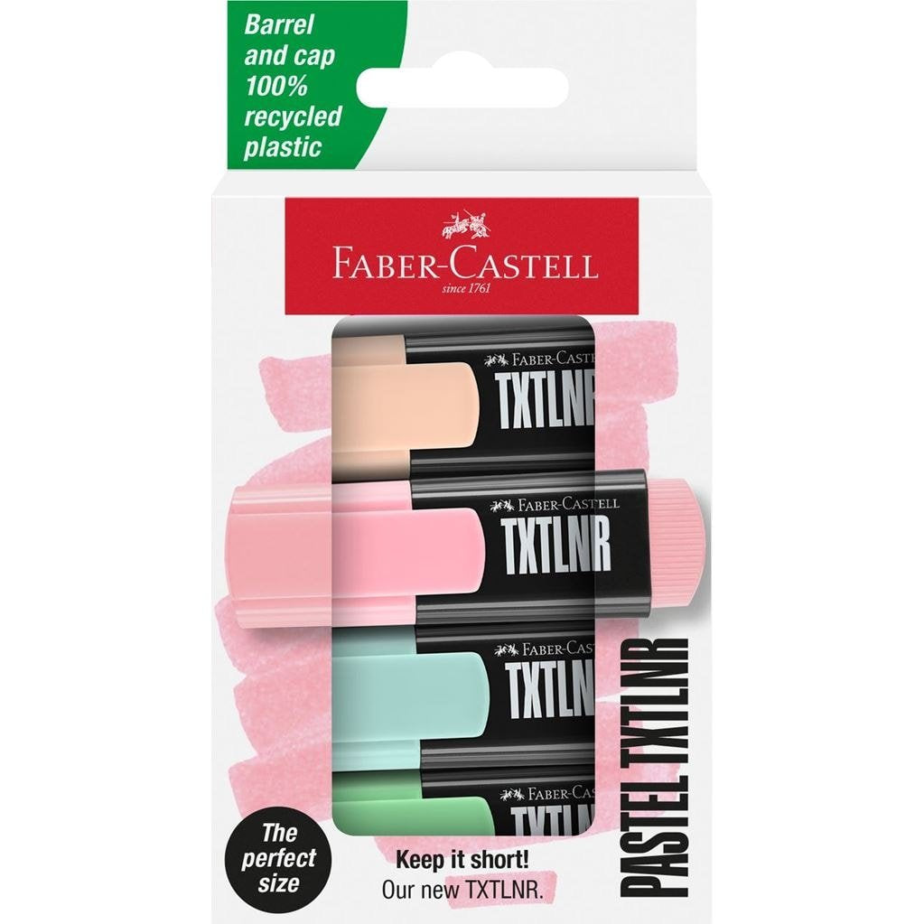 EAN 4005401542148 - Faber-Castell 154214 marcador 4 pieza(s) Coral, Verde, Verde claro, Rosa imagen 1
