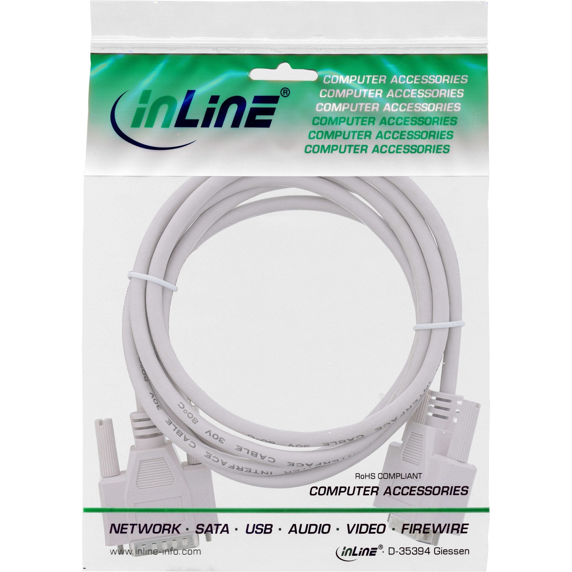 Cable De Extensión Inline Gameport Db15 Macho A Hembra 10m