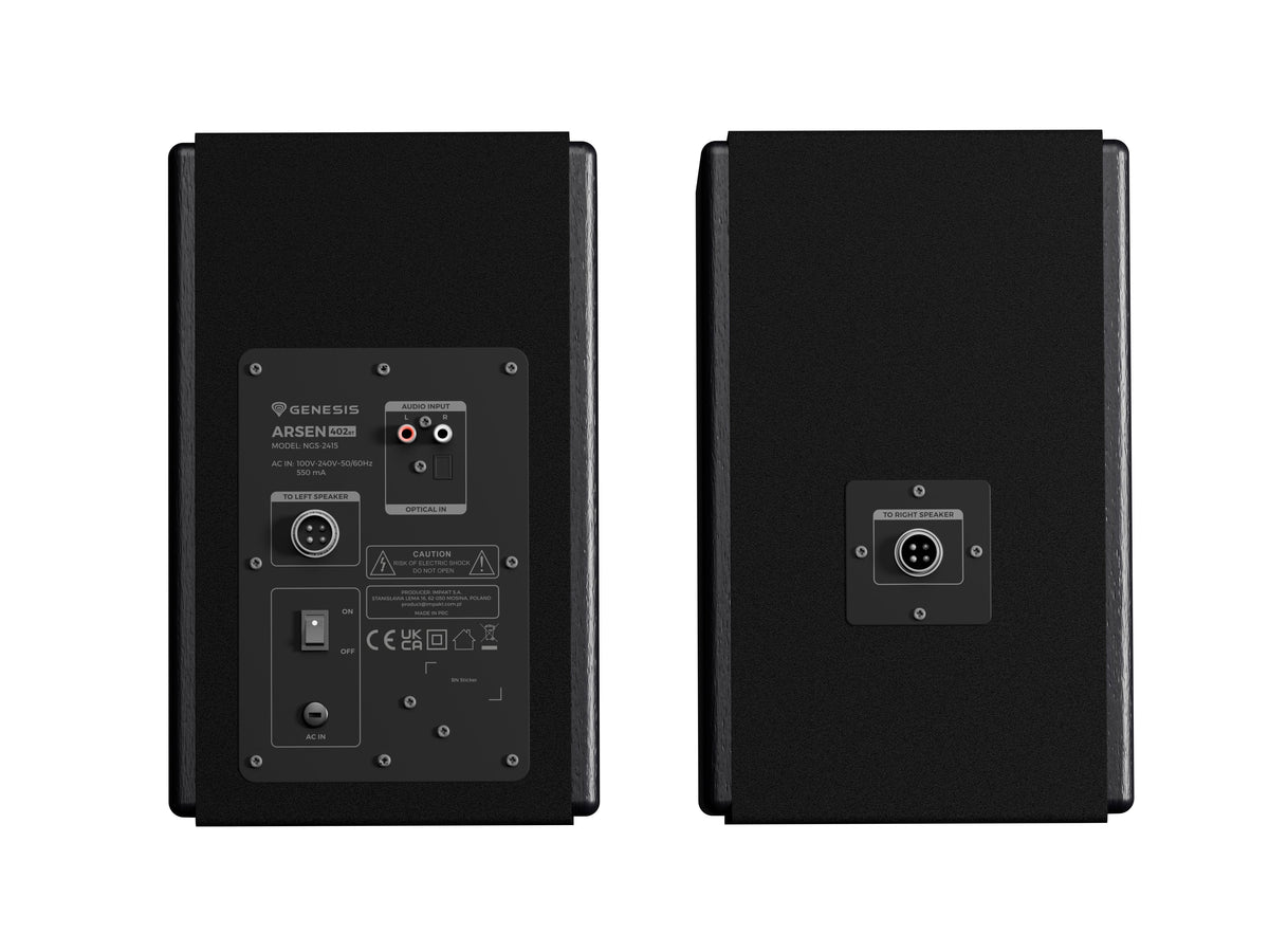Genesis Arsen 402bt 2.0 Speakers, Black