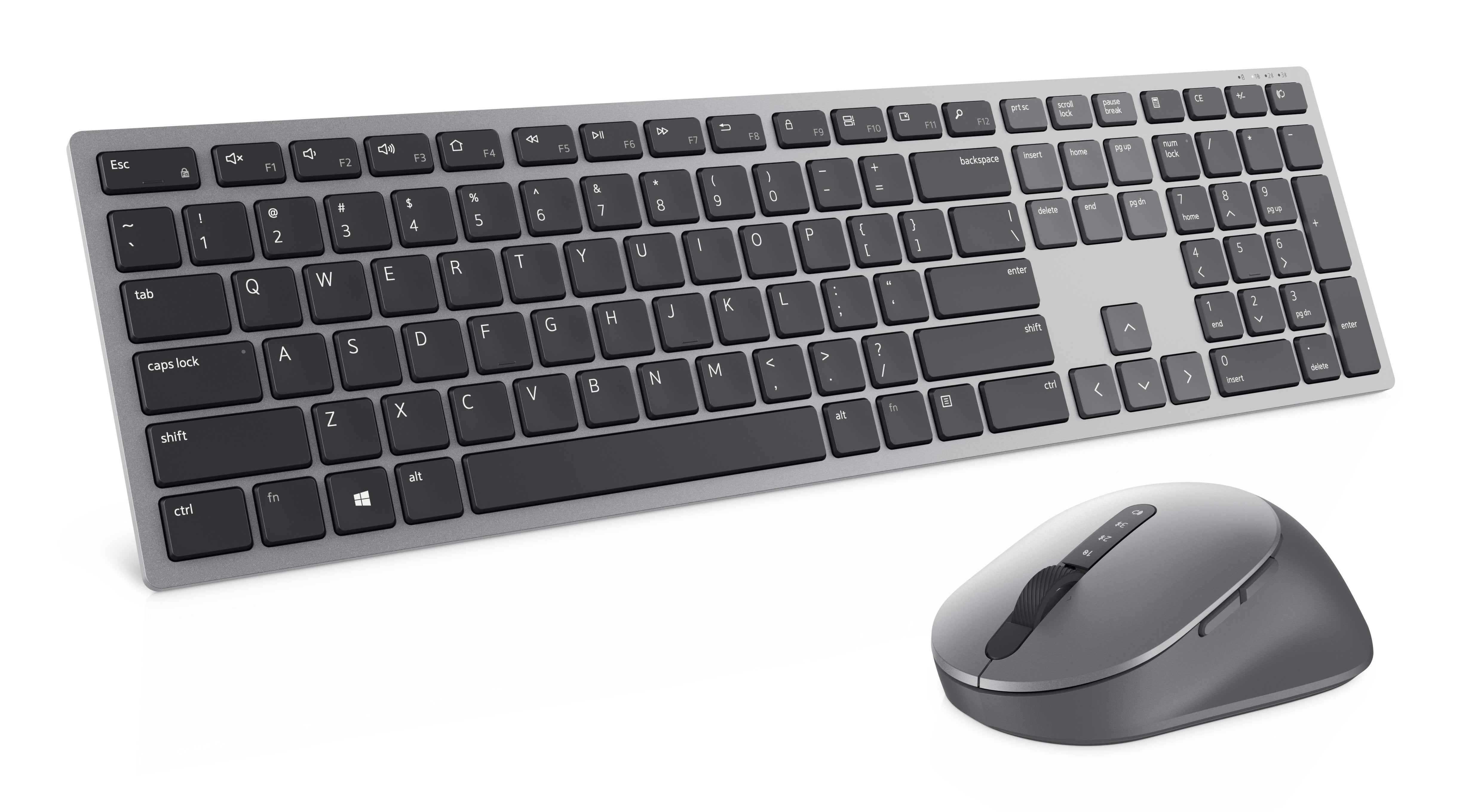 EAN 5397184357552 - DELL KM7321W teclado Ratón incluido Oficina RF Wireless + Bluetooth Gris, Titanio imagen 6