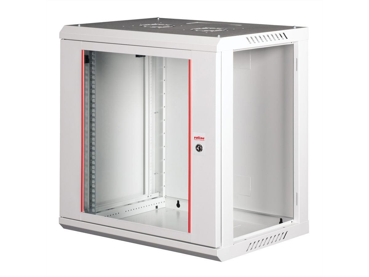 Roline 19-Zoll Wandgehuse Basic Plus 12he, 600x450 Bxt Grau