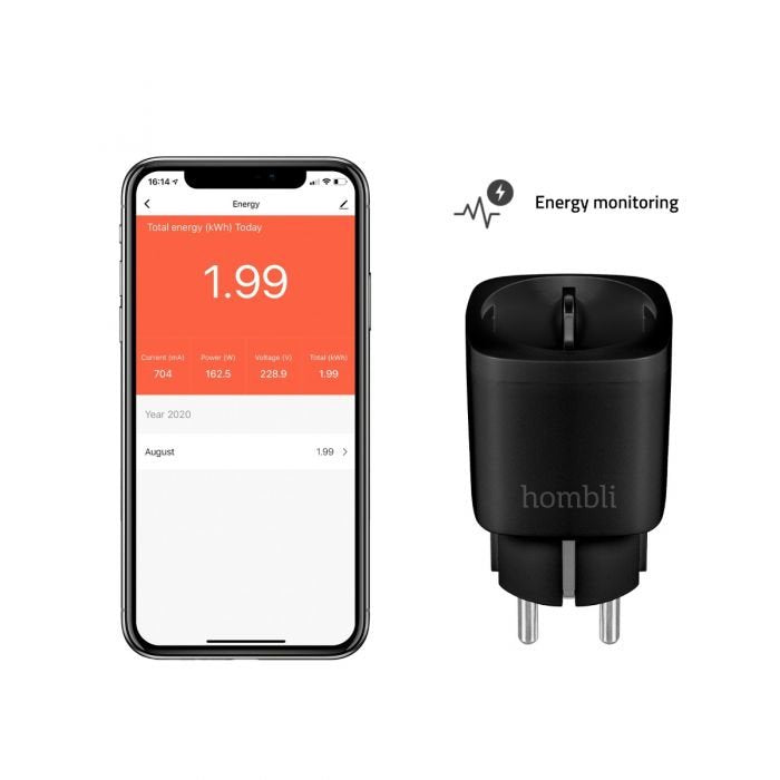 EAN 8719323919099 - Hombli HBPP-0205 enchufe inteligente 3680 W Hogar Negro imagen 6