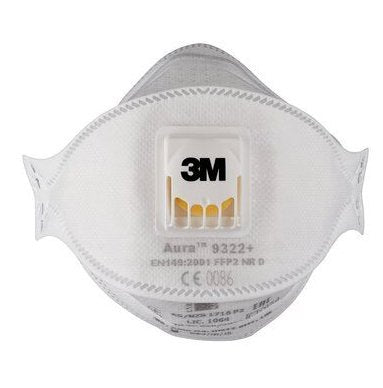 Atemschutzmasken Aura Comfort Cool Flow 9322+ Ffp2 Nr D Din En 149:2001, A1:2009, 10 Unidades