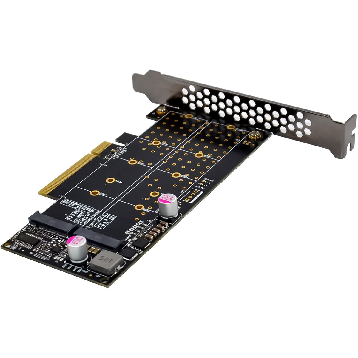 Inline Pcie Tarjeta A 2x Interno Nvme M.2 Key M  Bifurcation - Pcie X8