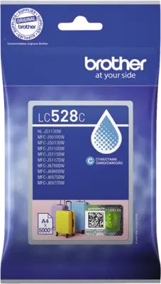 Brother Cartucho Dtinta Cyan Alta Capacidad De 5.000 Pages Projet Para J4xxx J5xxx J6xxx