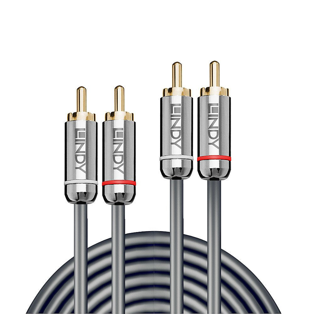 EAN 4002888353441 - Lindy 35344 cable de audio 0,5 m 2 x RCA Antracita imagen 2