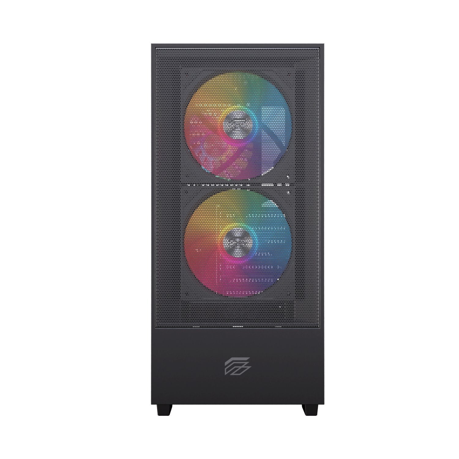 Caja Atx Semitorre Einarex P100 Rgb Negra 3 Fans Excs-Pl-100r-B