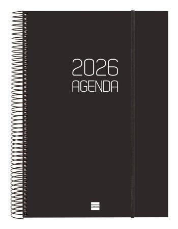 EAN 8422952408284 - Finocam 742926026 agenda Agenda diaria Negro imagen 1