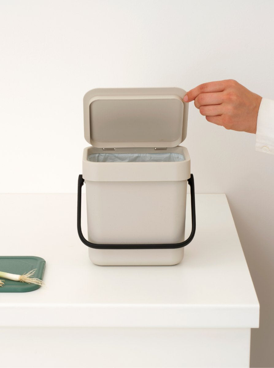 Brabantia Sort & Go Abfallbehäl. Soft Beige 3 L