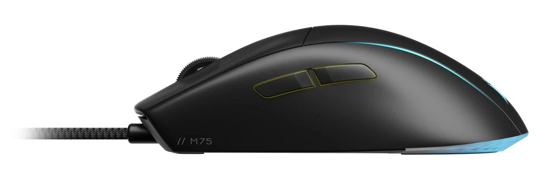 Raton Corsair Usb Gaming M75 Rgb 2 Zonas Ligero Negro Ch-930d010-Eu
