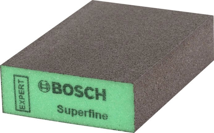 Bosch Professional Expert S471 Esponja De Lijado Estándar, Superfino Verde, 97 X 69 X 26 Mm 2608901179