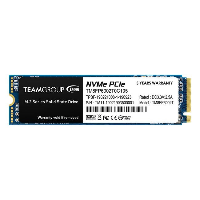 EAN 0765441049116 - Team Group MP33 2 TB M.2 PCI Express 3.0 NVMe 3D NAND imagen 1