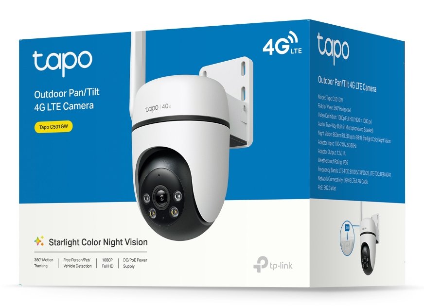 EAN 8885020621037 - TP-Link TAPO C501GW cámara de vigilancia Torreta Cámara de seguridad IP Exterior 1920 x 1080 Pixeles Pare imagen 14
