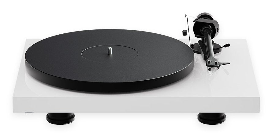 Pro-Ject Debut Evo 2, Audiophiler Plattenspieler , Blanco Hochglanz